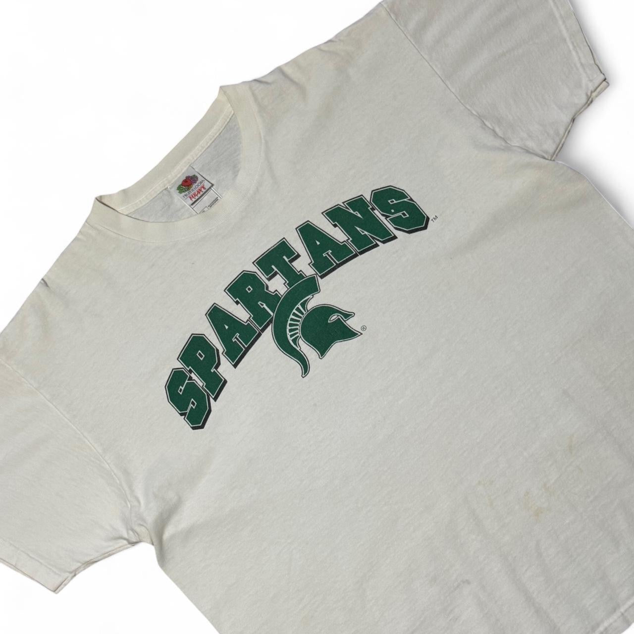 Vintage Y2K Michigan State Spartans Football Sports Team T-shirt