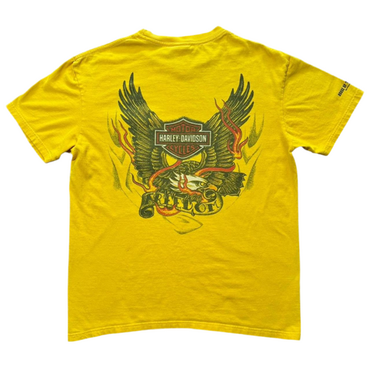 2010 Yellow Harley Davidson Freedom Tee