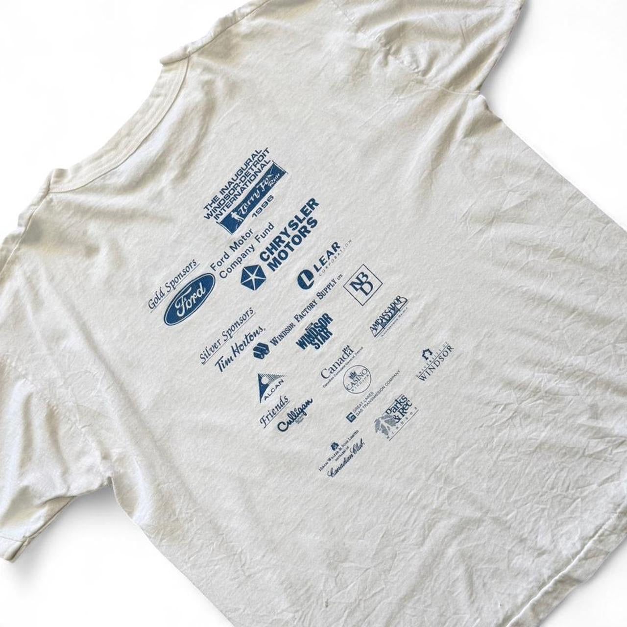 90s Terry Fox Run Sponsor Cancer Memorial Marathon Running T-shirt