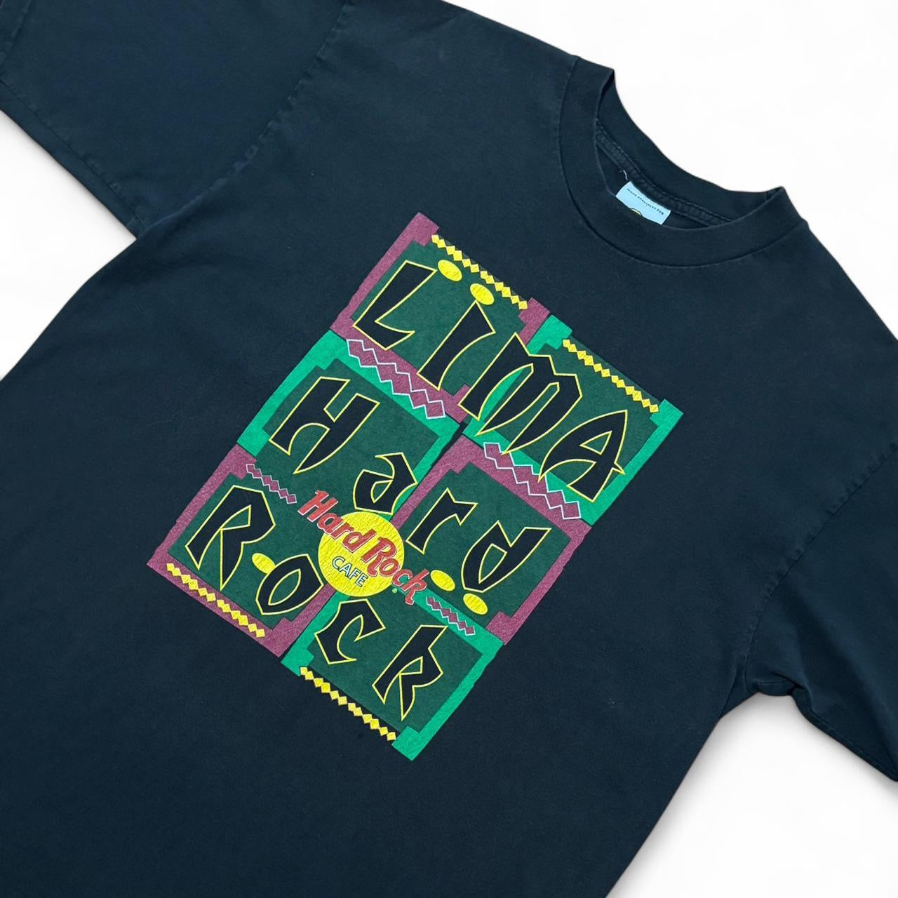 90s Hard Rock Cafe Lima Peru Graphic Tee