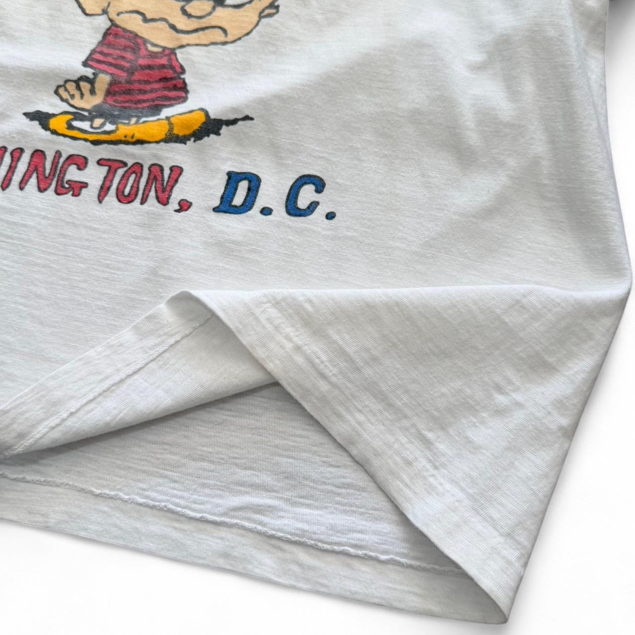 Vintage 90s Calvin and Hobbes Washington DC Souvenir Funny Joke T-shirt