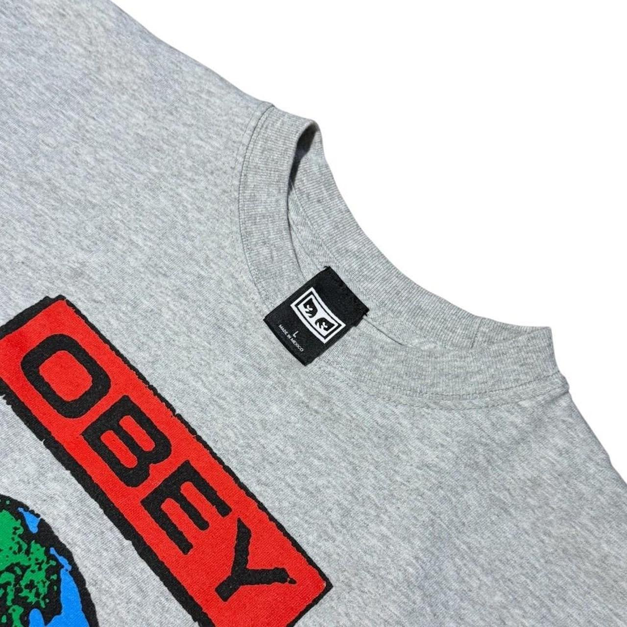 Obey Squeeze Out Hatred Earth Shepard Fairey Graphic Streetwear Skater T-Shirt