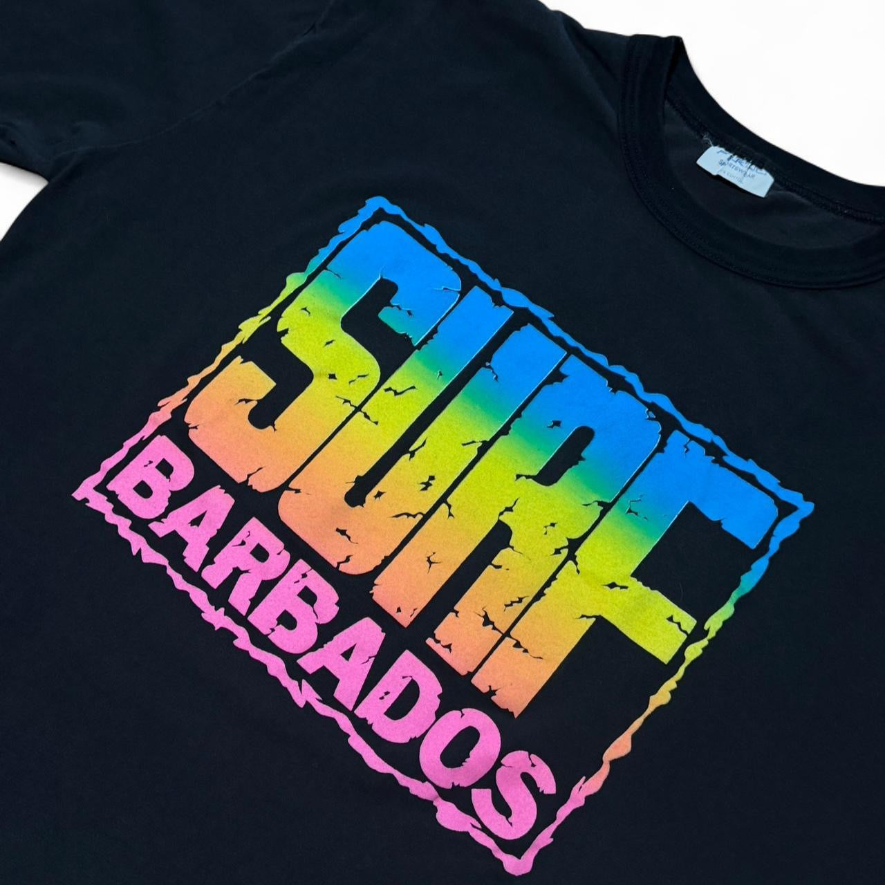 90s Ferino Surf Barbados Puff Print Gradient Graphic T-shirt
