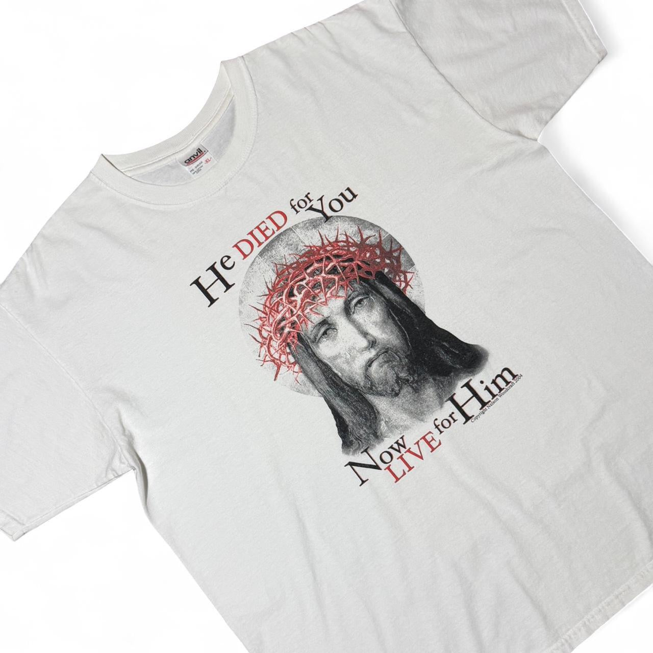2004 Jesus Christ Religious Christianity Bible Graphic T-shirt