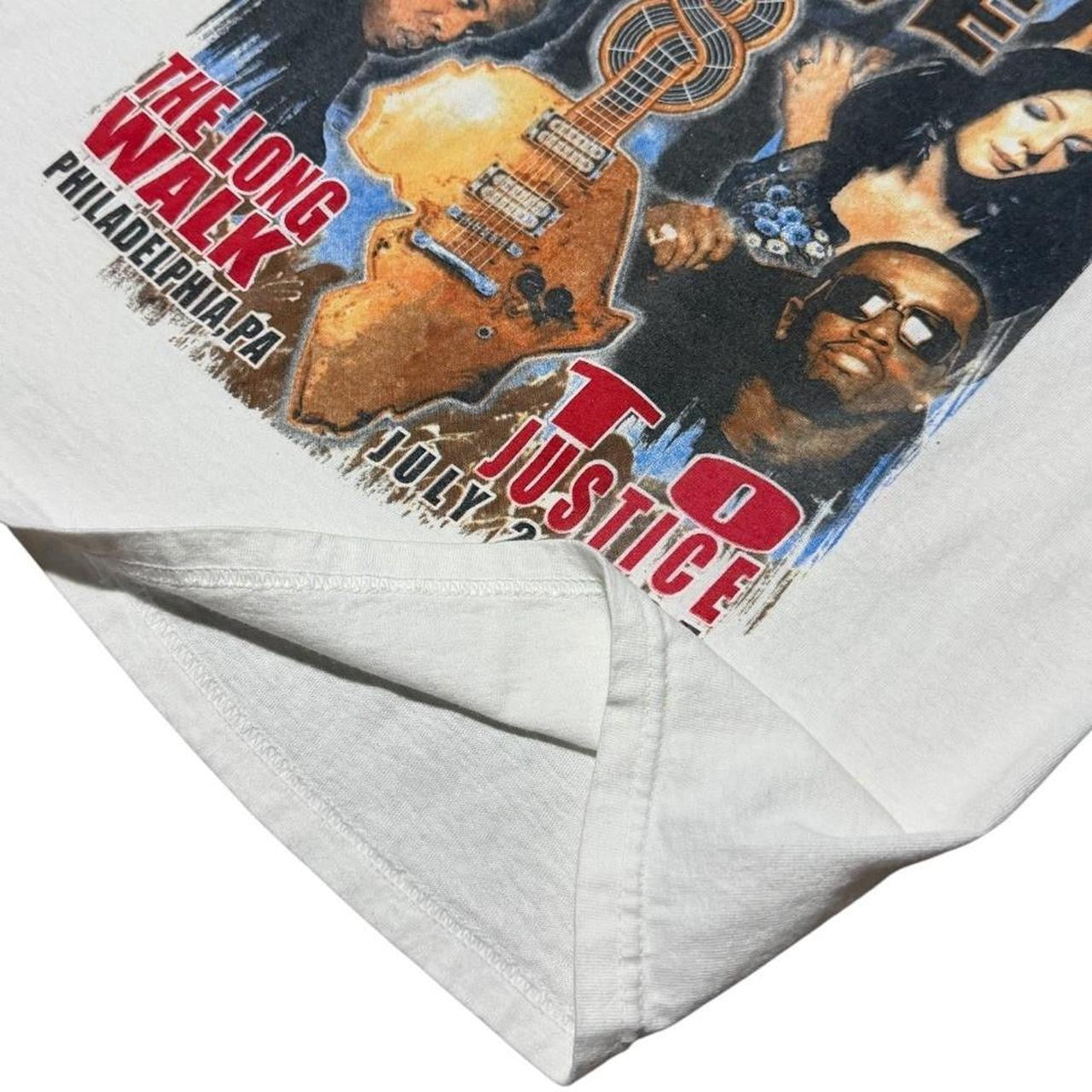 Y2K Live 8 2005 Philadelphia Concert Festival Merch T-shirt