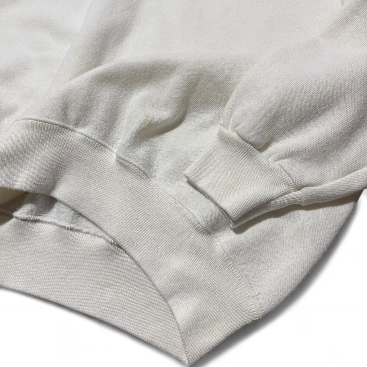 90s Arkansas Grid Graphic Cream Crewneck