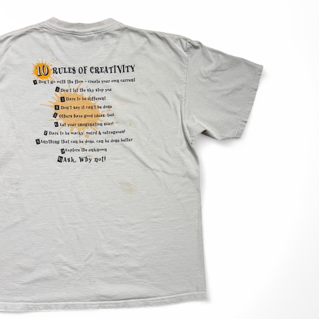 90s "Creativity Rules" Art Tee
