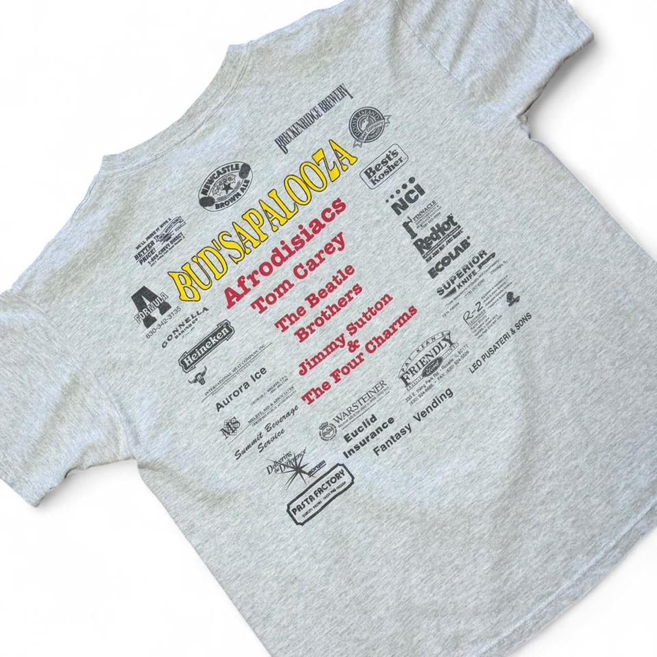 Vintage ‘99 Harley Davidson Buds Fest Motorcycle Biker Promo Souvenir T-shirt