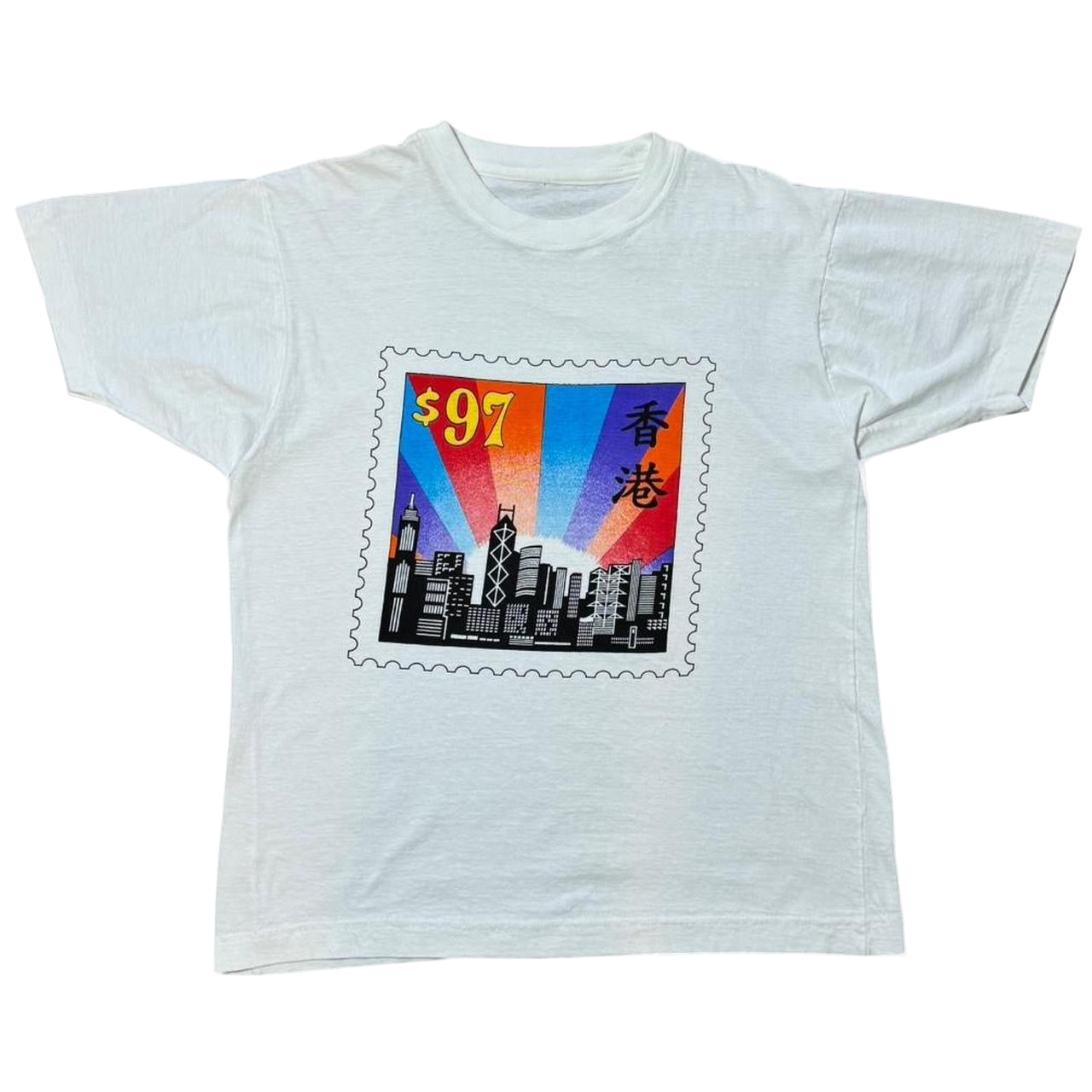 90s Hong Kong Postal Stamp Souvenir Art Tee