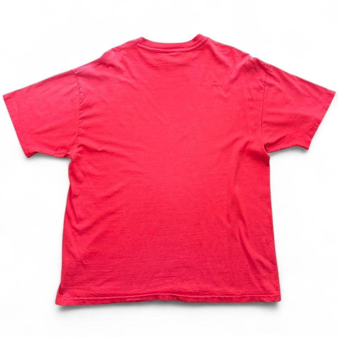 Vintage 90s New Orleans USA French Quarter Saxophone Jazz Graphic Red T-Shirt