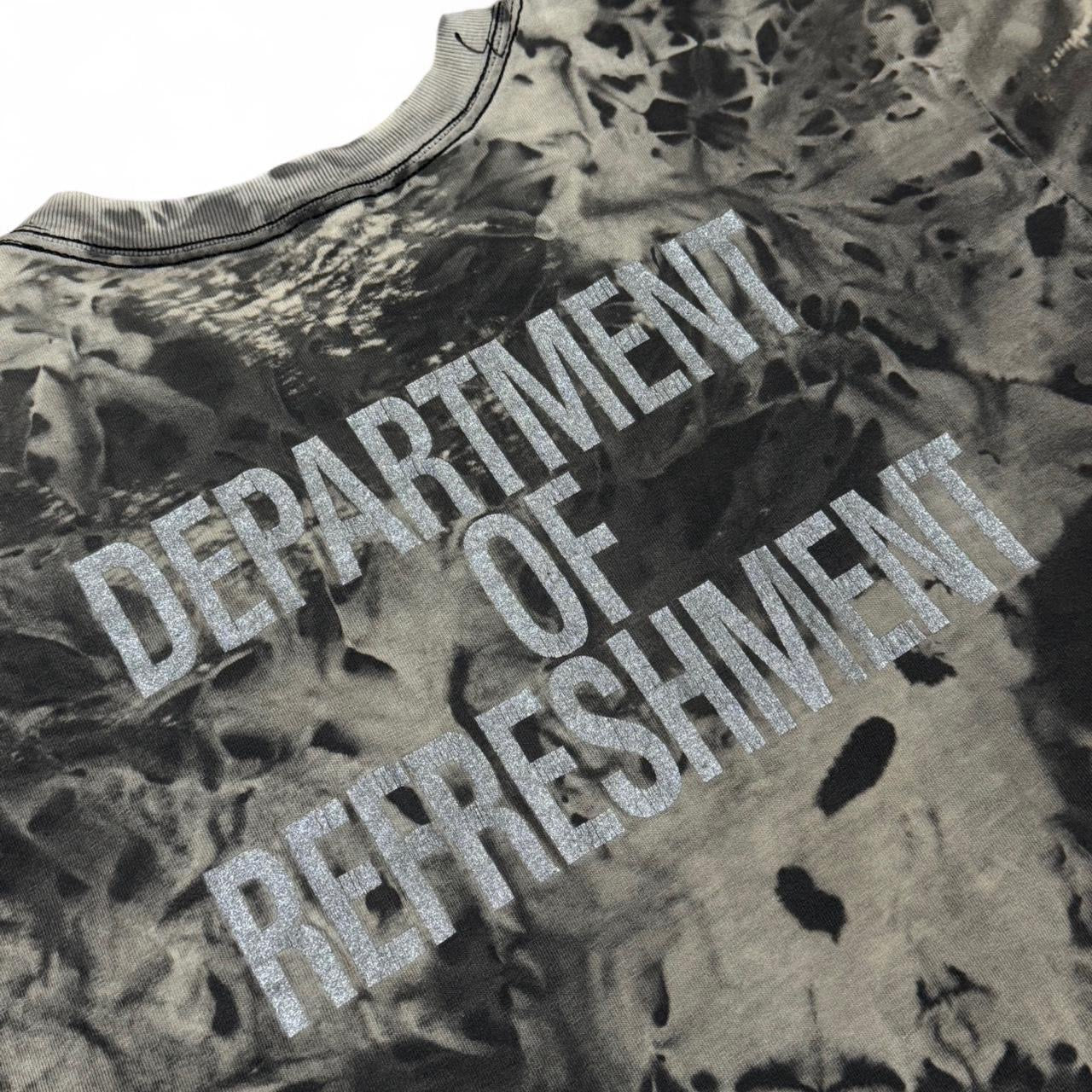 90s Coca-Cola Tie-Dye Acid Wash Bleached Department of Refreshment Tee