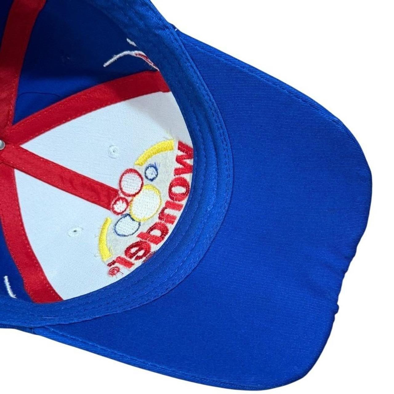Y2K Wonder Bread Ricky Bobby 26 NASCAR Racing Flames Velcroback Hat Cap