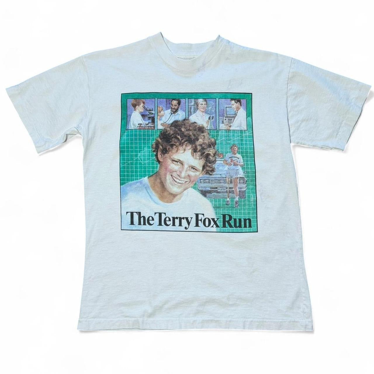 Vintage 90s Terry Fox Commemorative Souvenir Running T-shirt