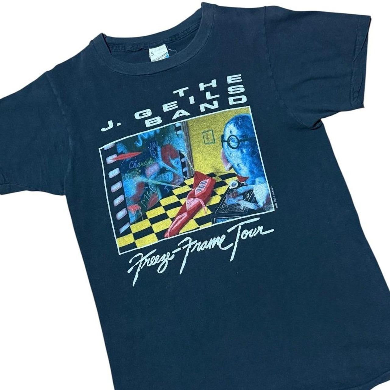 80s J Geils Band Freeze Frame Rock Band Concert Merch Tour USA T-Shirt