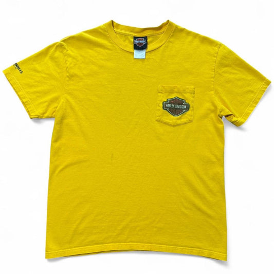 2010 Yellow Harley Davidson Freedom Tee