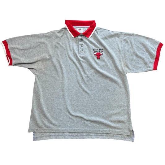 NBA Chicago Bulls y2k Basketball Polo Tee