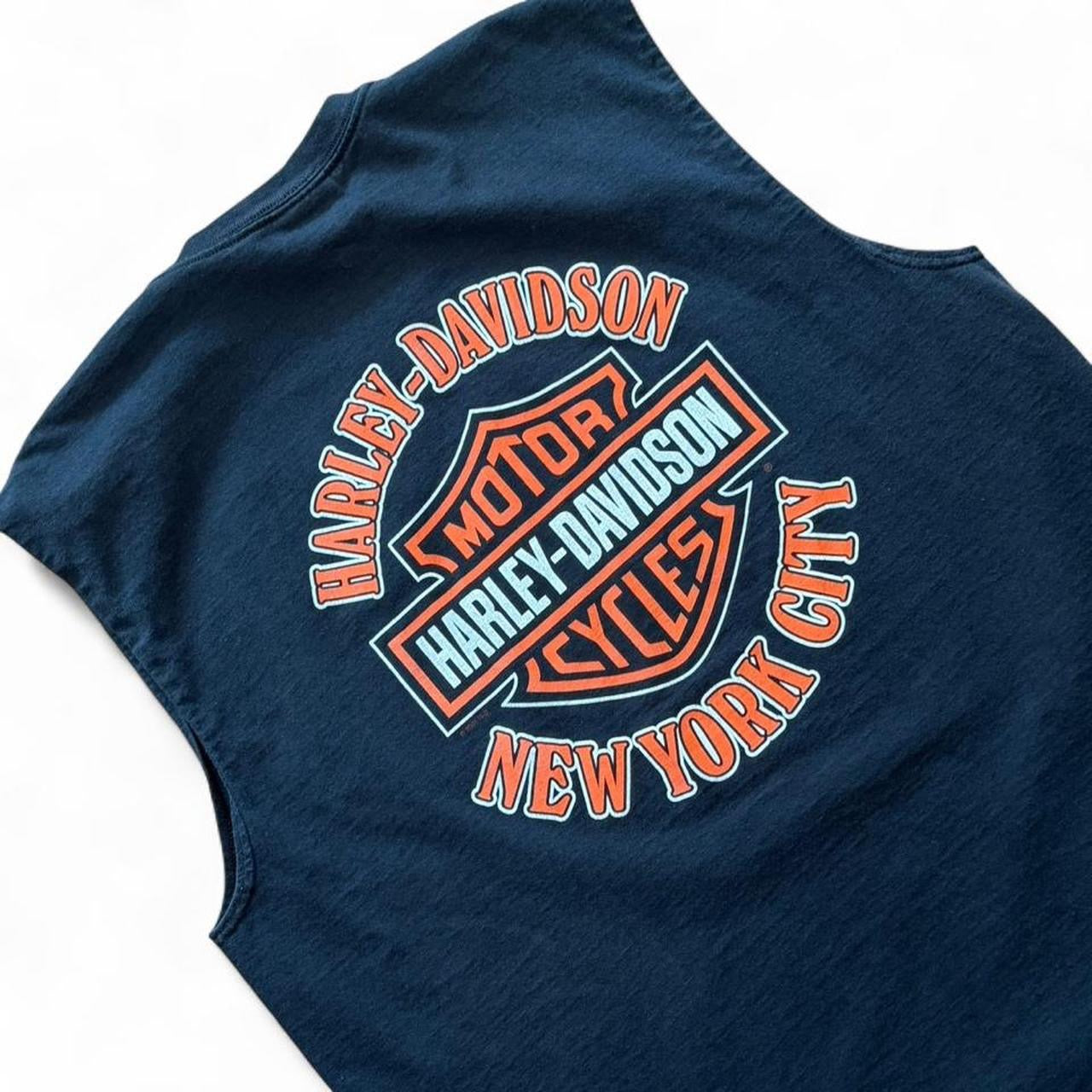 2012 Harley Davidson Motorcycle New York Biker Flame Muscle Tank Top