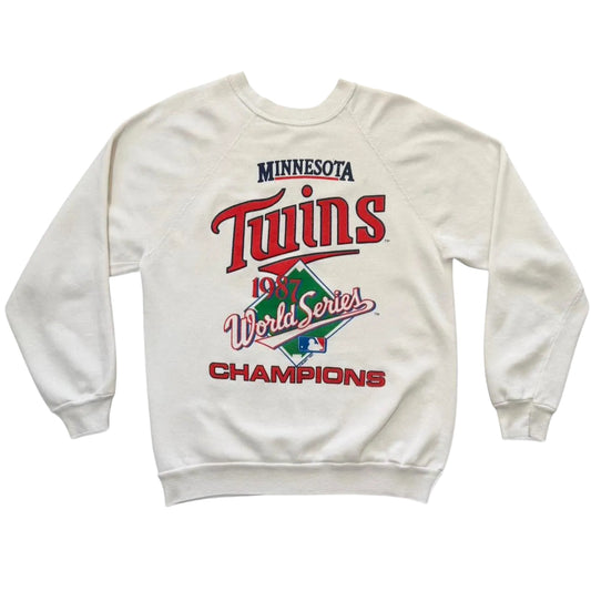 ‘87 Minnesota Twins World Series MLB Baseball Pullover Sweater