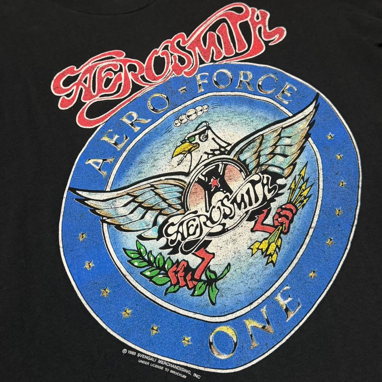 1989 Aerosmith Pump Aero Force One Tour Merch T-shirt