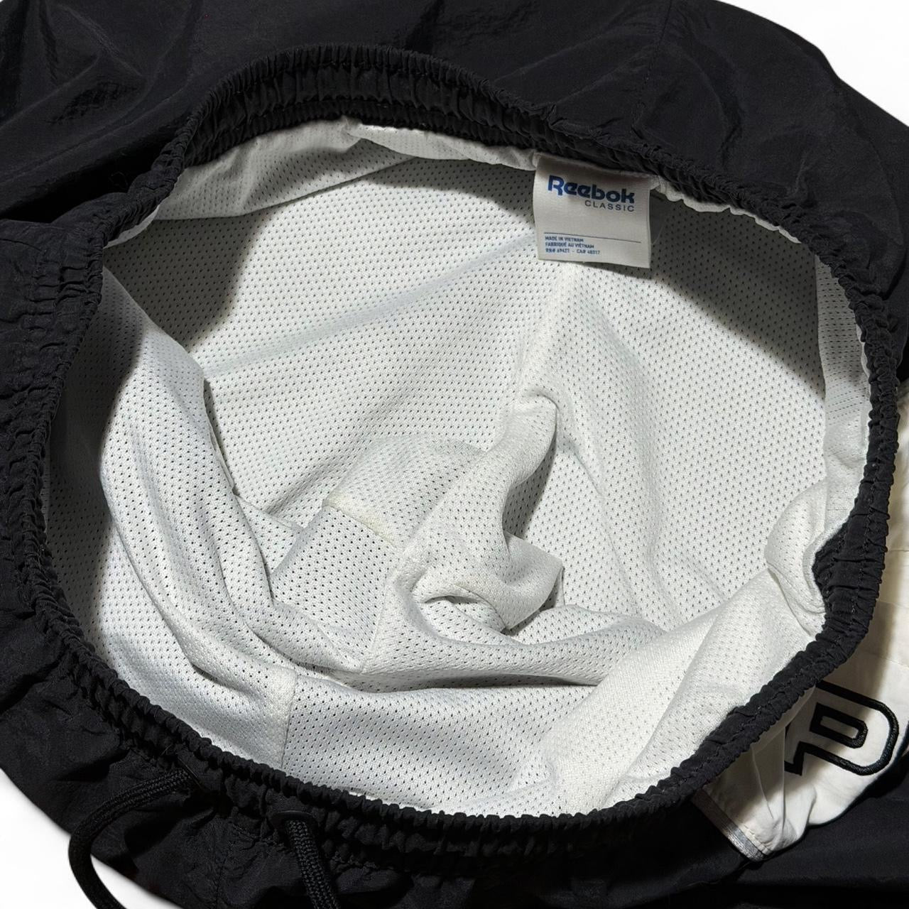 Reebok x Pleasures Colab Black & White Swim Trunk Hype Sport Shorts