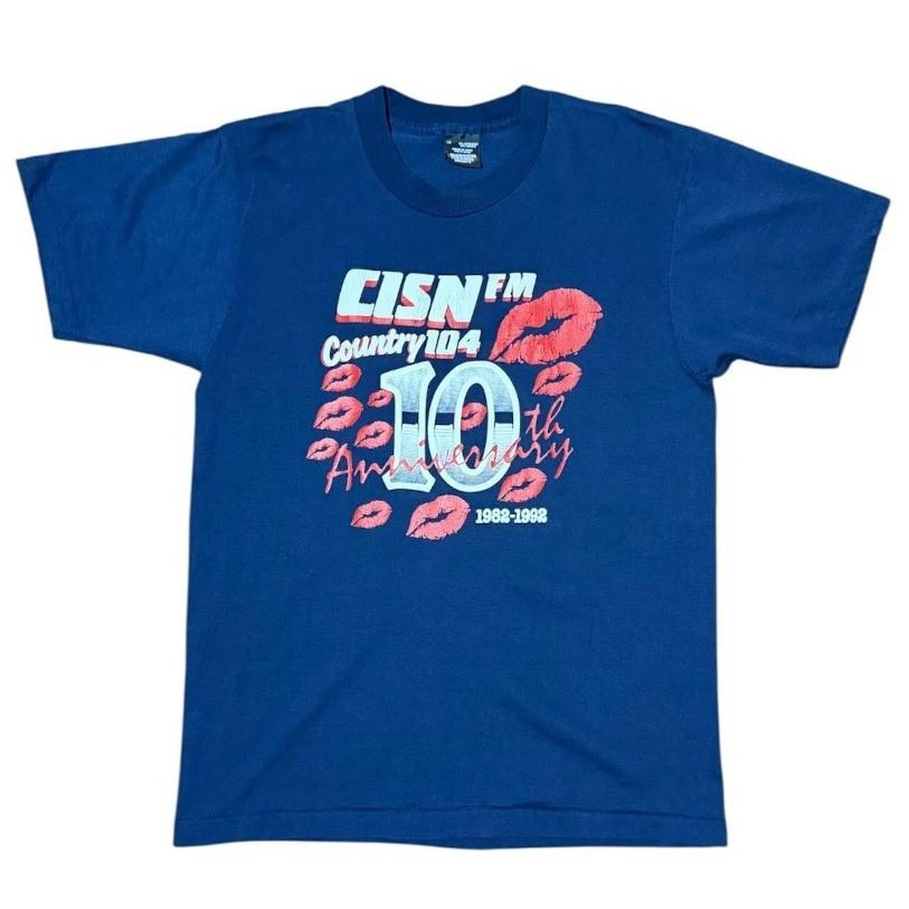 90s CISN FM Country Music Radio Station Anniversary Promo Merch T-shirt
