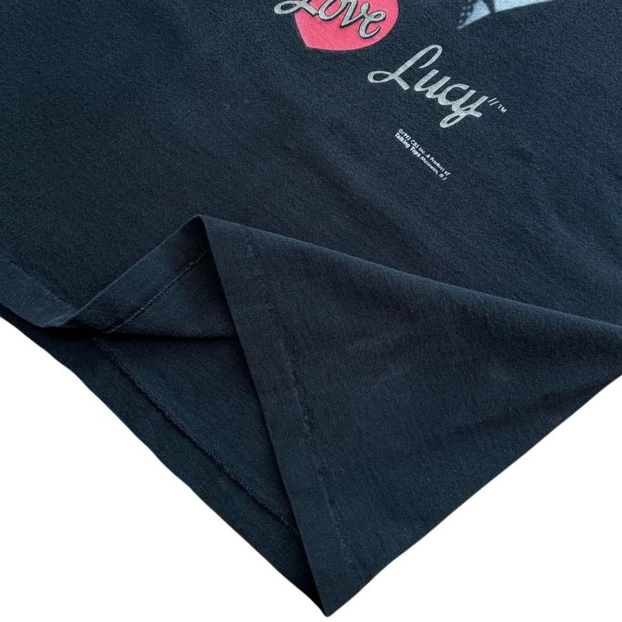 90s I Love Lucy CBS TV Show Promo Graphic Single Stitch T-Shirt