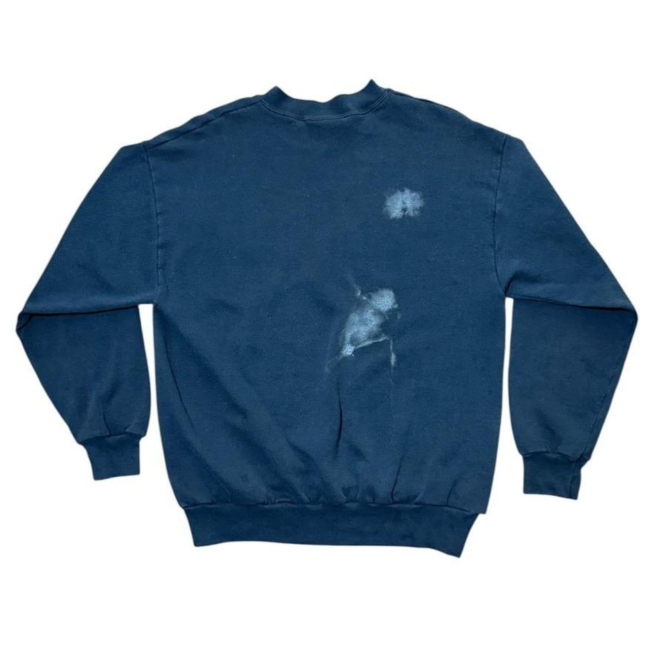 90s Forever Wild Eagle Biker USA Motorcycle Art Graphic Crewneck Sweater