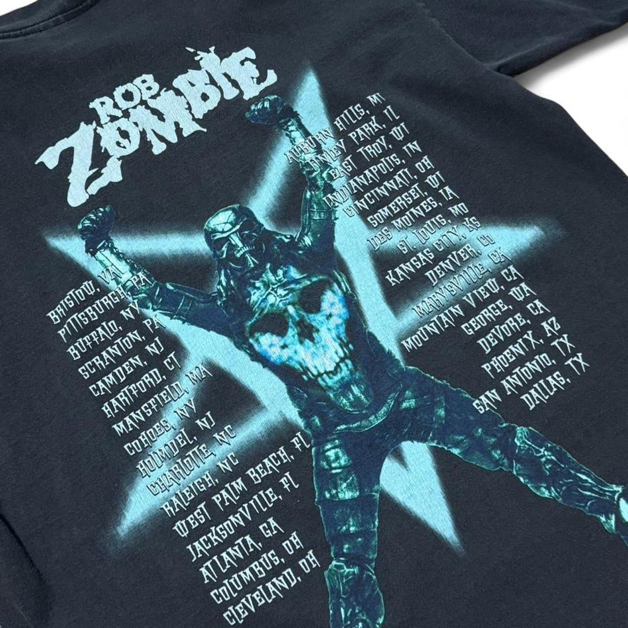 Vintage 90s Rob Zombie Metal Music Rock Tour Band Concert Merch T-shirt