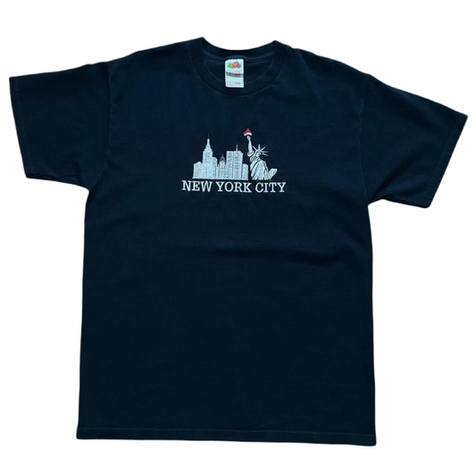 90s NY Twin Towers Embroidered Tee