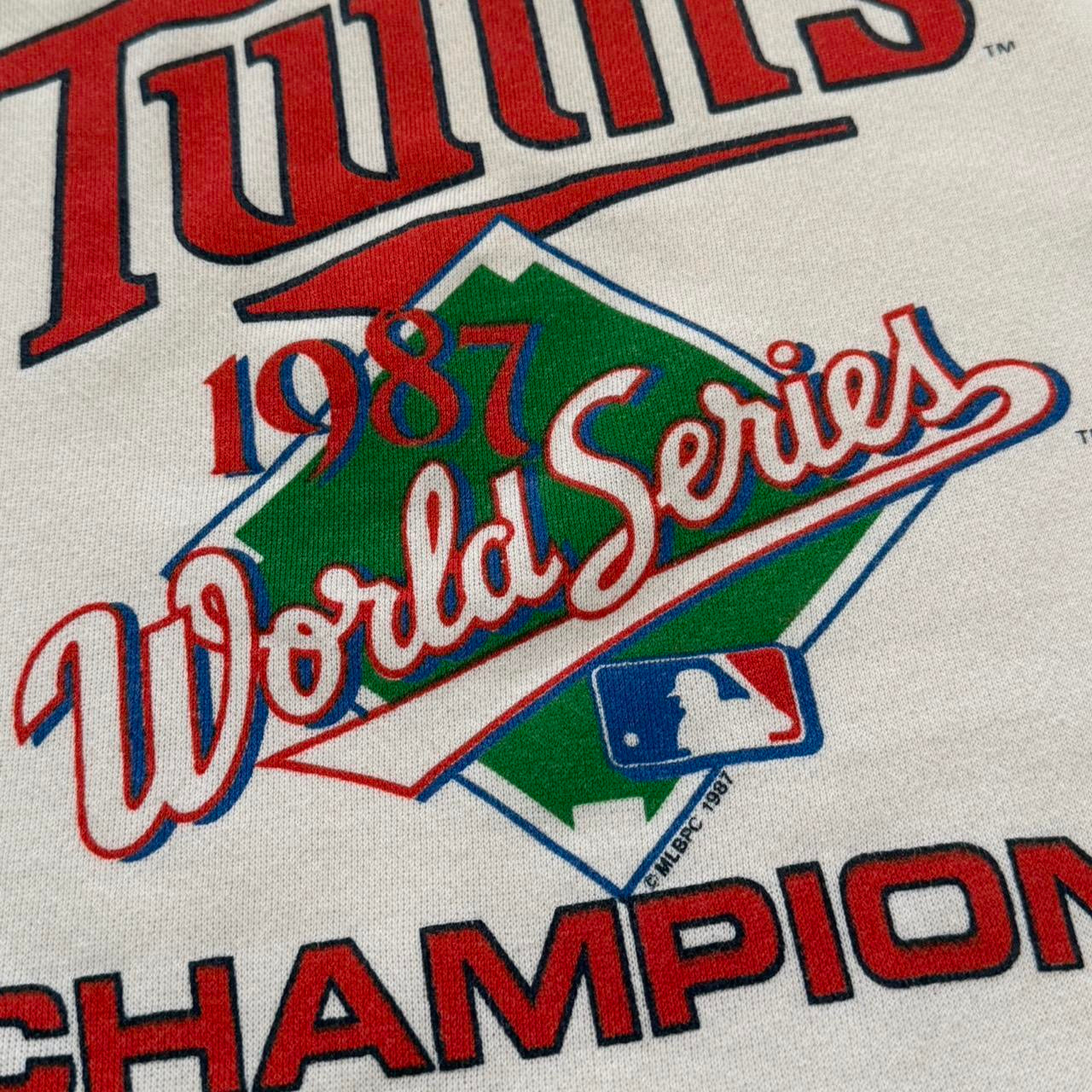 ‘87 Minnesota Twins World Series MLB Baseball Pullover Sweater