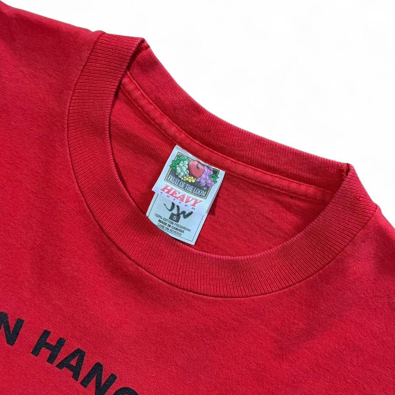 90s Red Sun Hang Do Karate Black Belt Club Martial Arts Tee