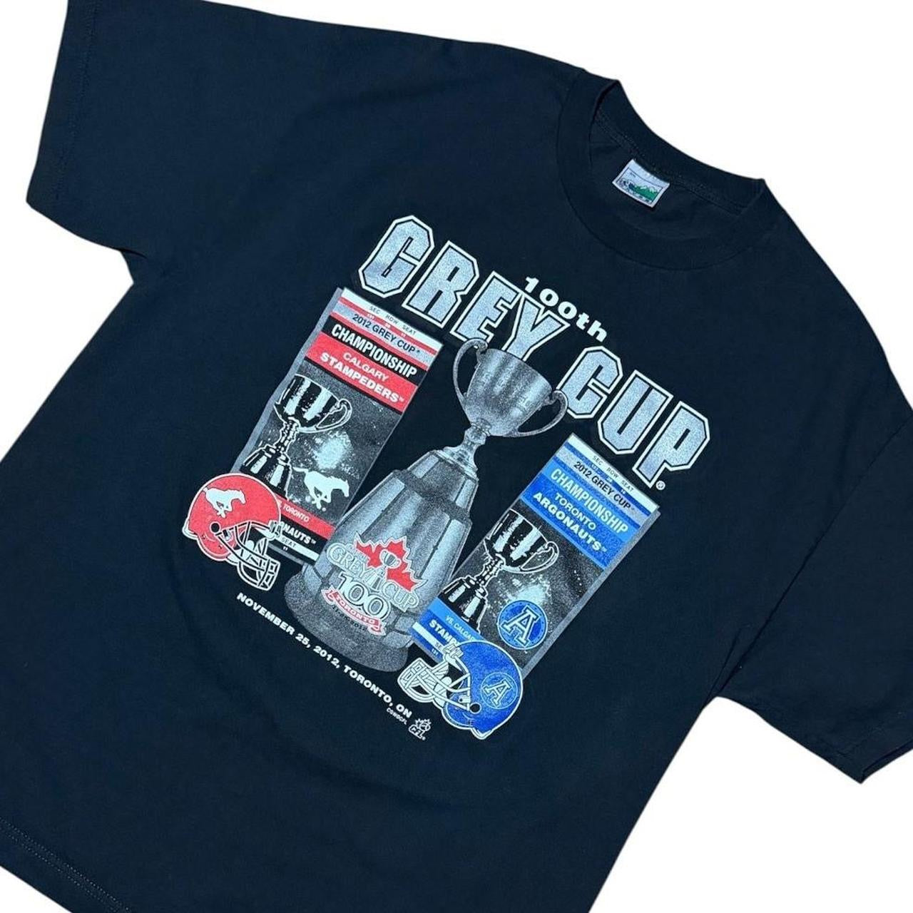 Waves 100th Grey Cup 2012 CFL Football Championship Calgary Toronto T-Shirt