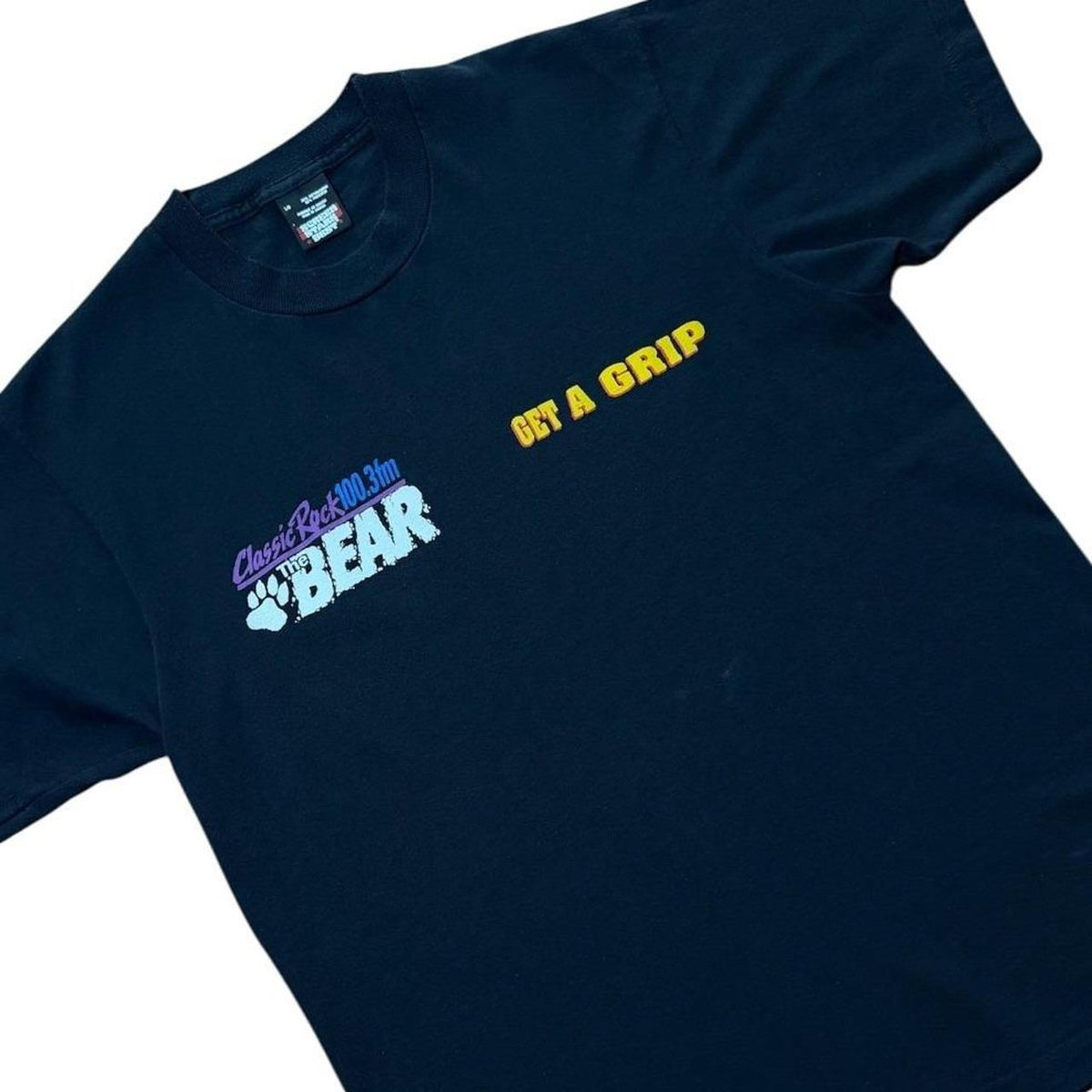 90s Aerosmith Get A Grip The Bear Radio Station Live Set Promo T-shirt