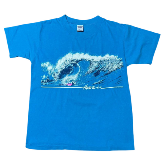 1984 Hawaii Wave Splash Ocean Surfing Tee