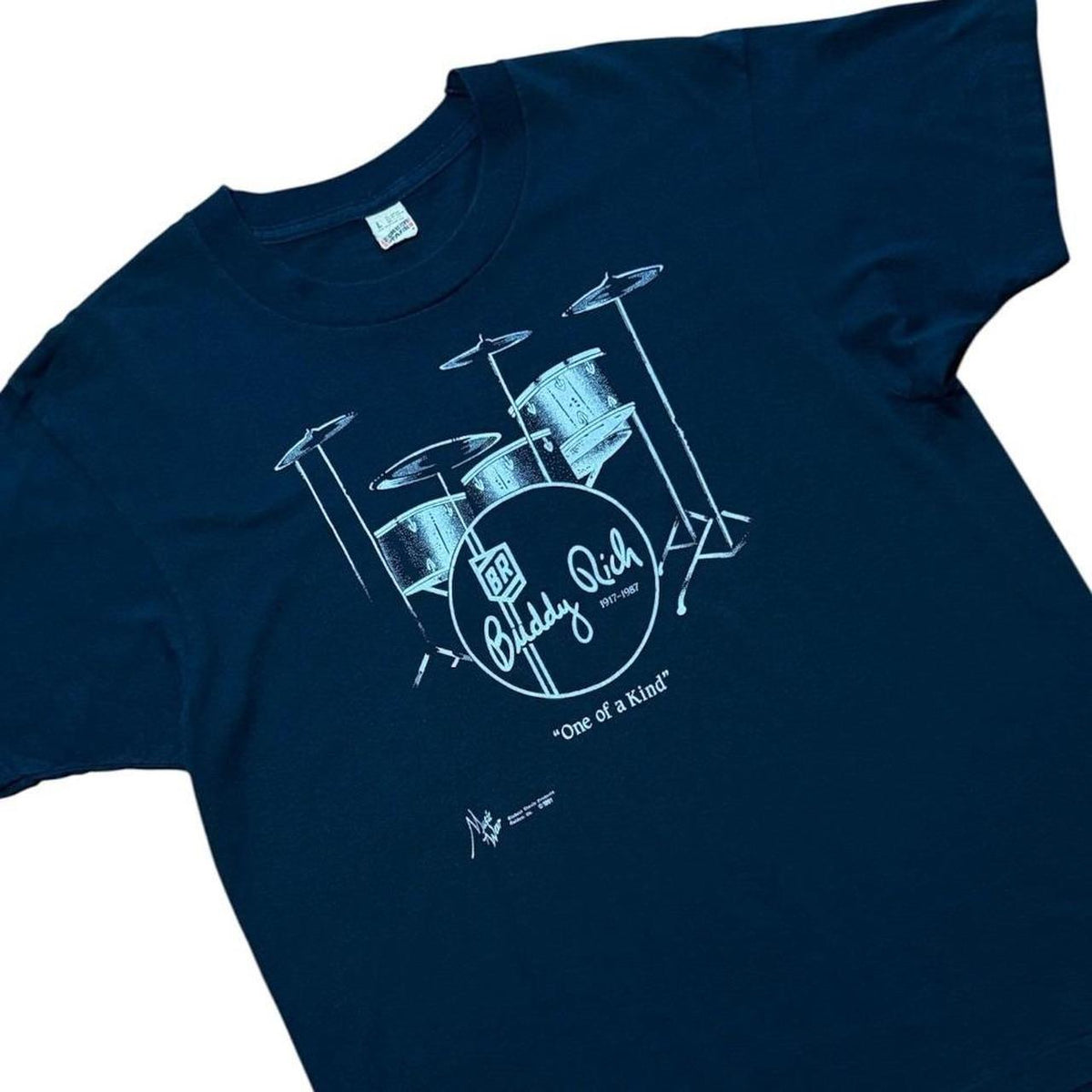 1991 Buddy Rich Jazz Drummer Musician Zildjian Memorial Concert T-shirt