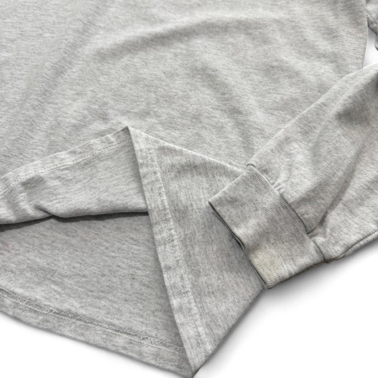 90s Cool Whip Logo Grey Promo Chest Graphic Long Sleeve Shirt