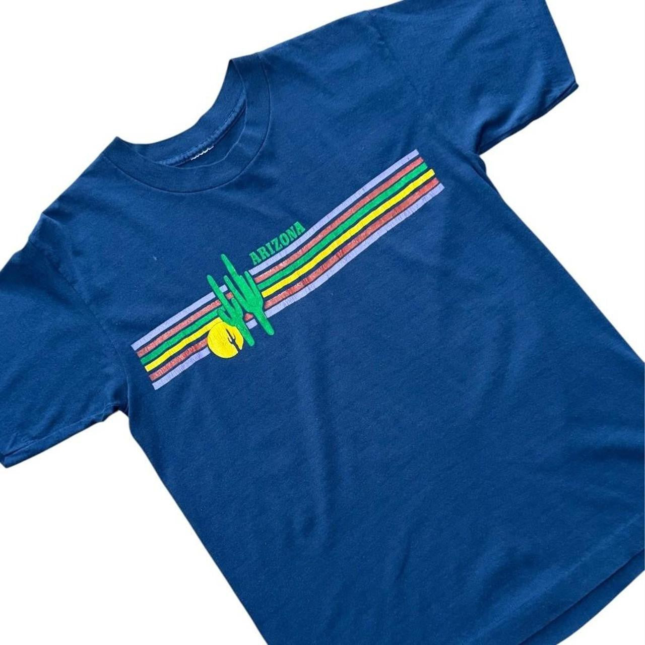 90s Arizona Saguaro Cactus Desert USA Retro Souvenir Tourist T-shirt