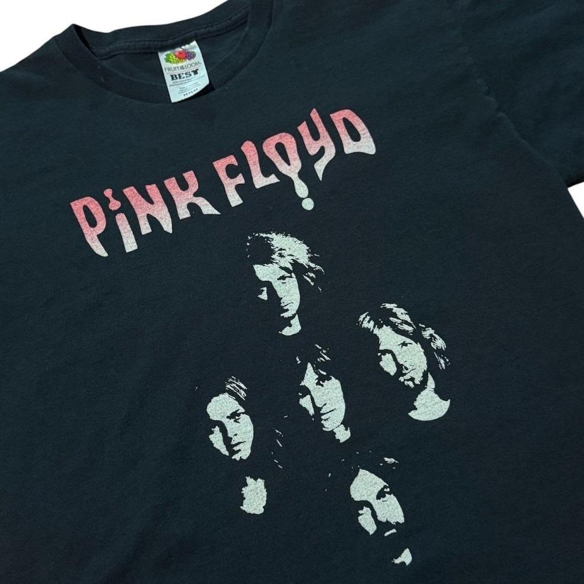 Y2K Pink Floyd Band Portrait Graphic Concert Merch Rock Music T-shirt