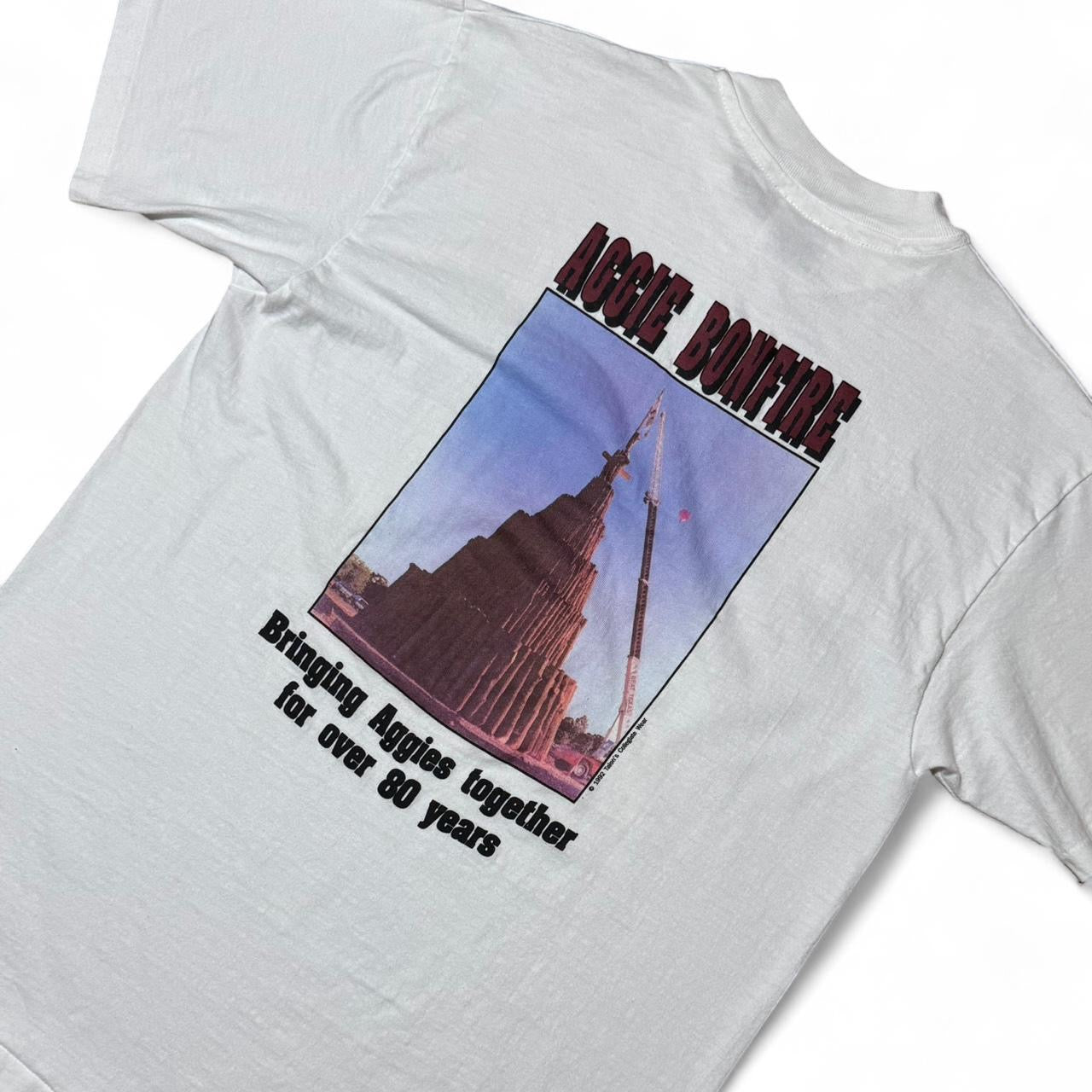 1992 Aggie Bonfire “If you build it, they will come.” Texas A&M Souvenir Tee