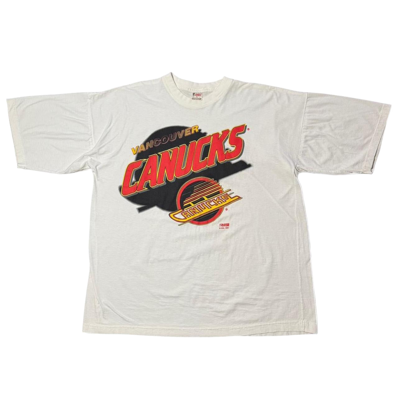 1991 Vancouver Canucks NHL Hockey Classic Logo Tee