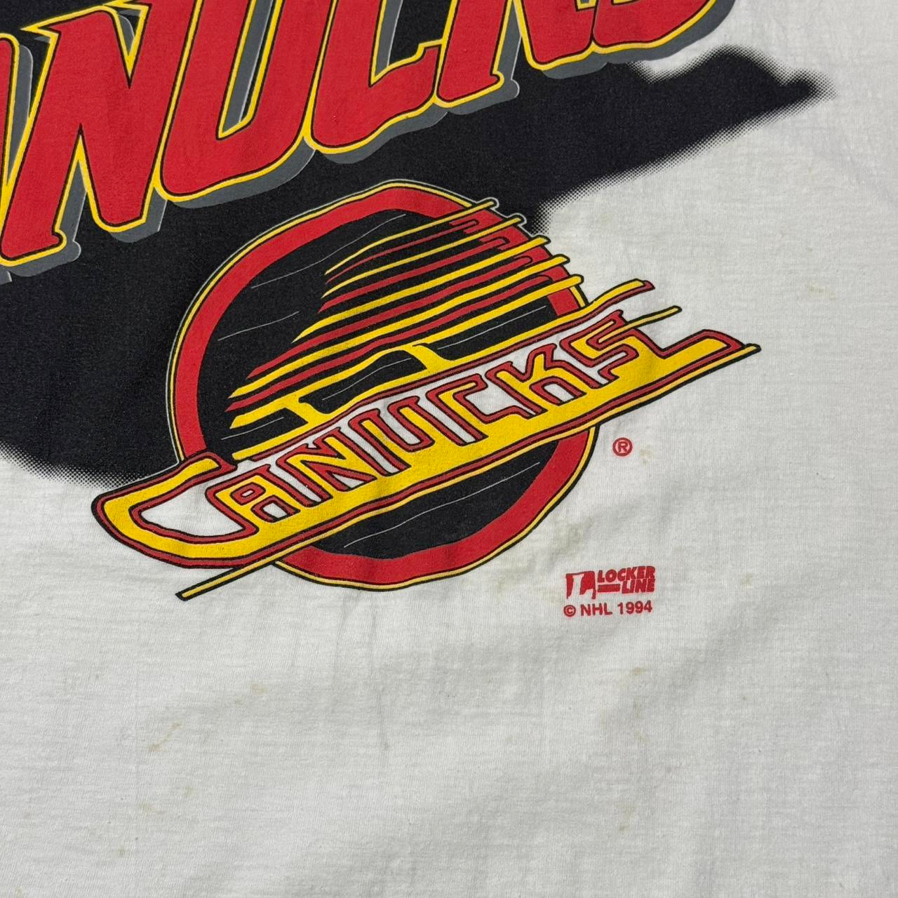 1991 Vancouver Canucks NHL Hockey Classic Logo Tee