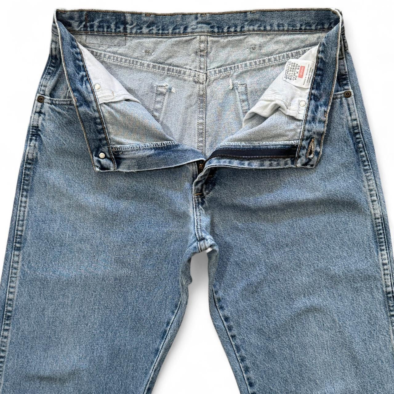 90s Light Wash Blue Wrangler Straight Leg Jeans