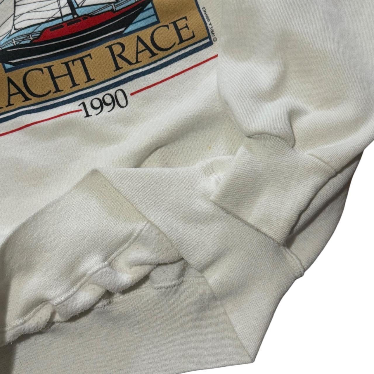 90s Port Huron Mackinac Island Yacht Race Boat Pullover Crewneck Sweater