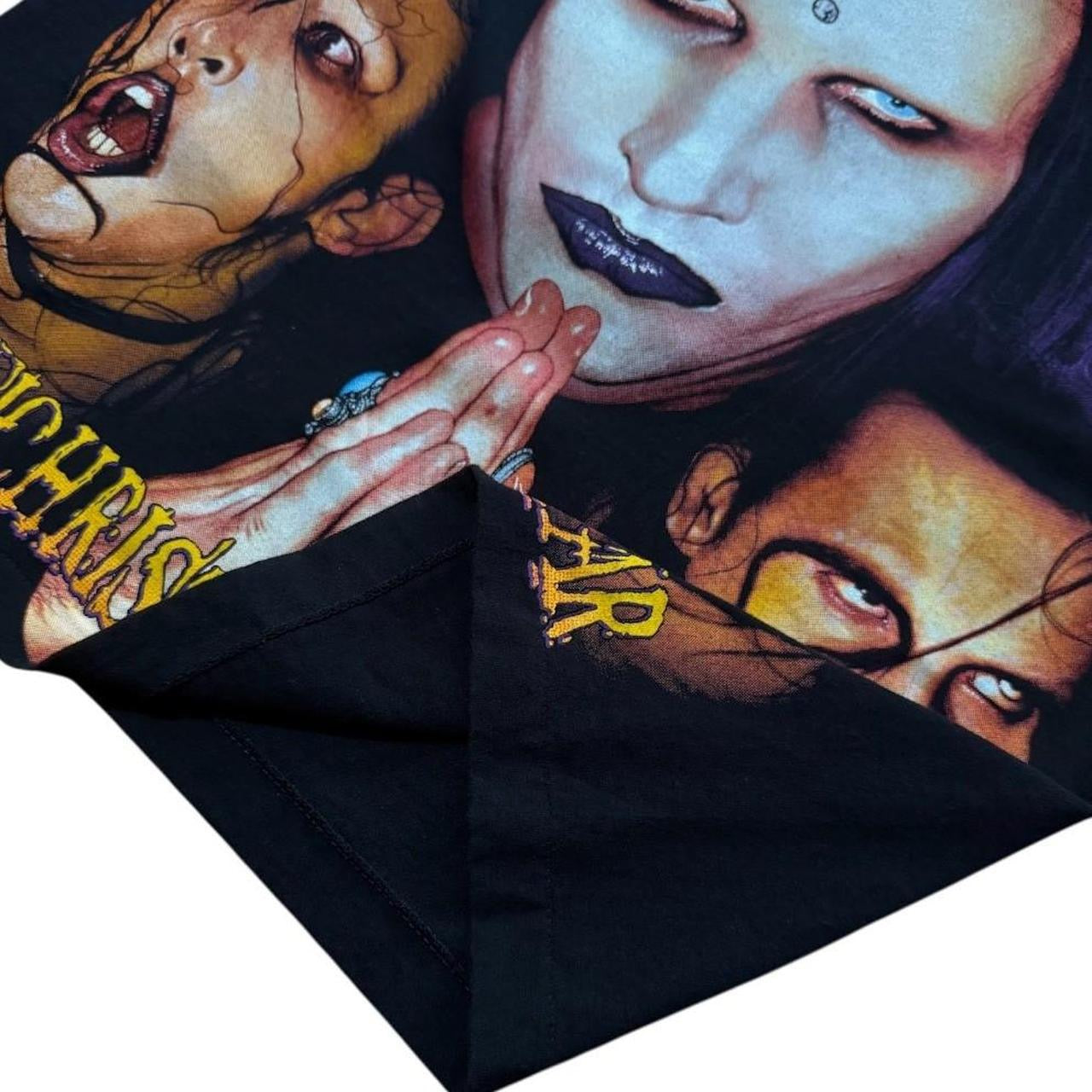 Y2K Marilyn Manson Antichrist Superstar Concert Merch Band Tour T-shirt
