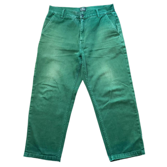Faded Green Hardwork Obey Carpenter Pants