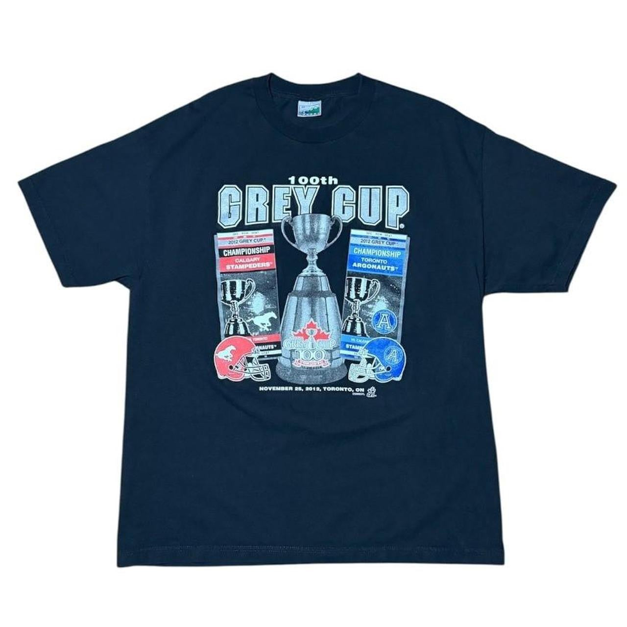 Waves 100th Grey Cup 2012 CFL Football Championship Calgary Toronto T-Shirt