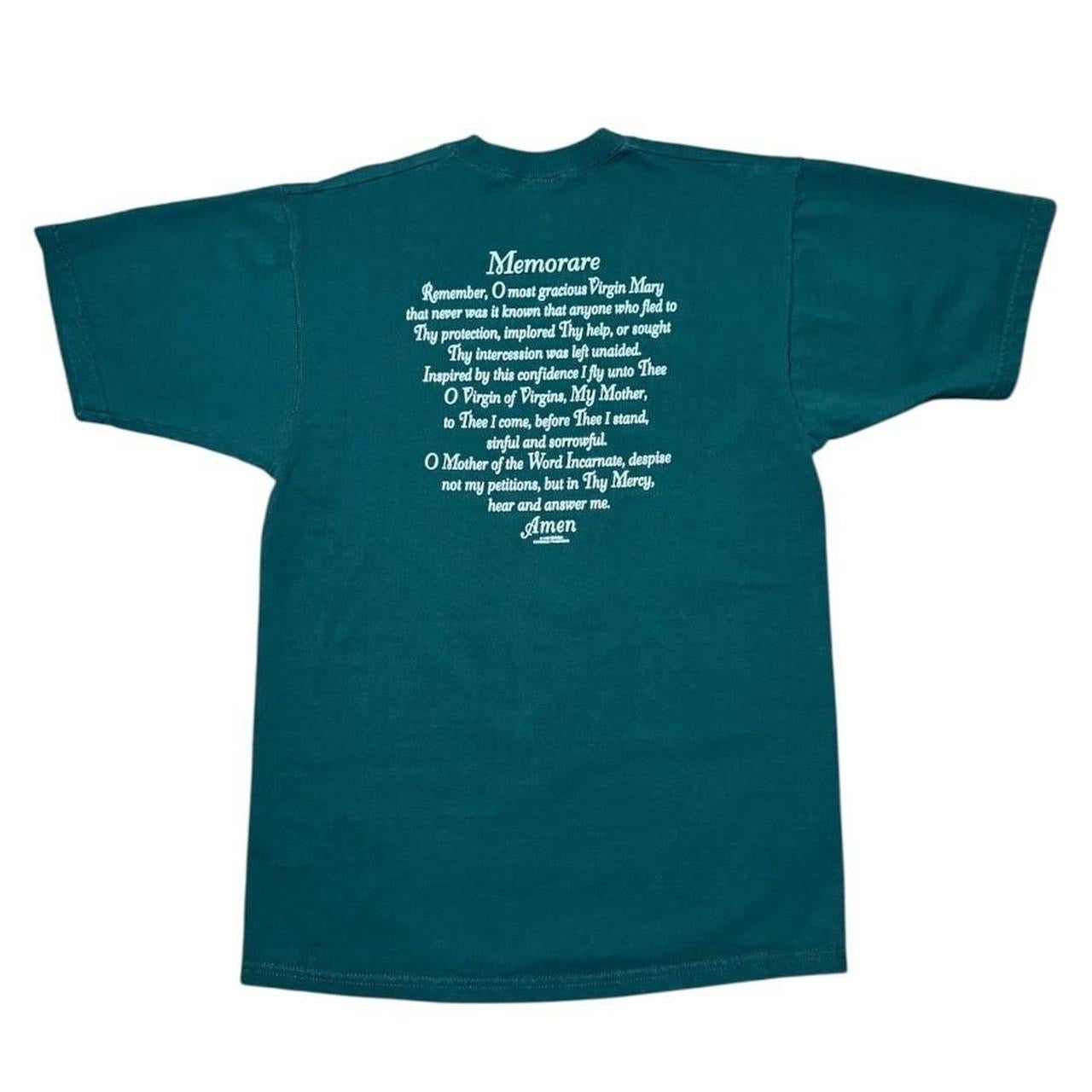 90s Virgin Mary Religious Jesus God Bible Church Catholic Prayer T-Shirt