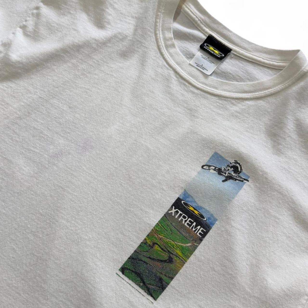 Vintage Y2K 2004 Motocross I Live For This Extreme Sports Biking T-shirt