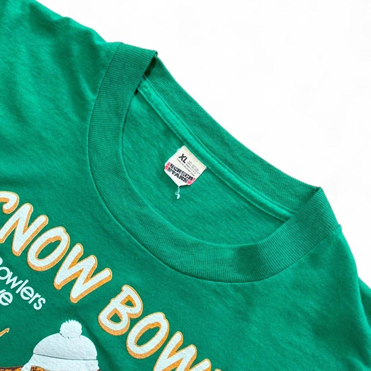 Vintage 80s Akron Zoo Snow Bowl Support Souvenir Cheetah Art T-shirt