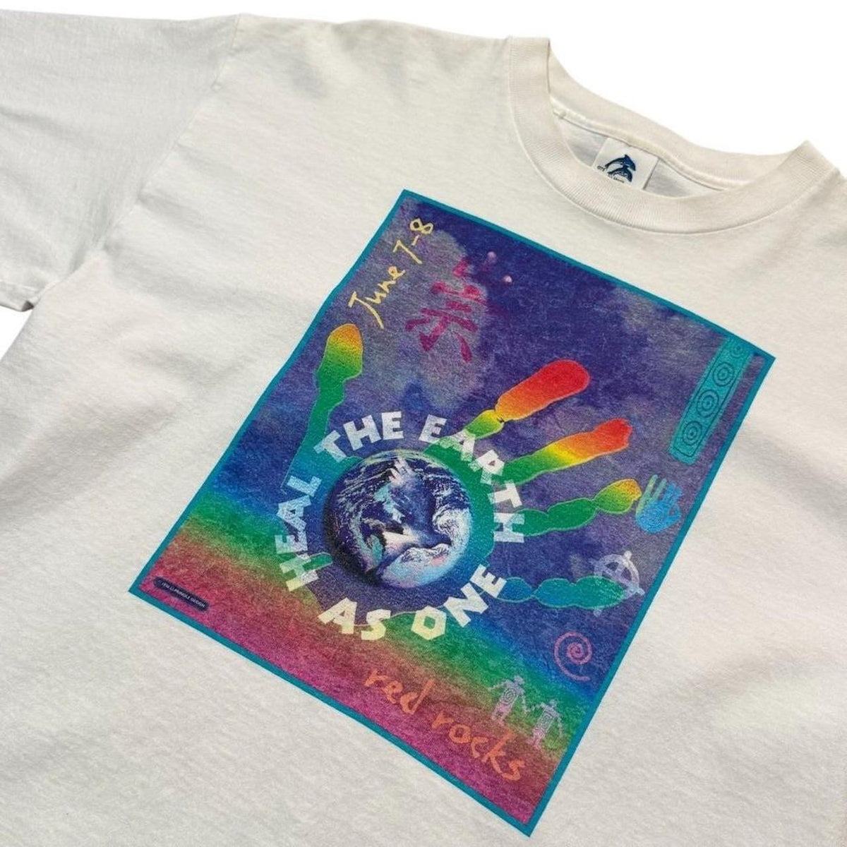 90s Jim Morris Heal The Earth As One Red Rocks Environmental Art T-shirt